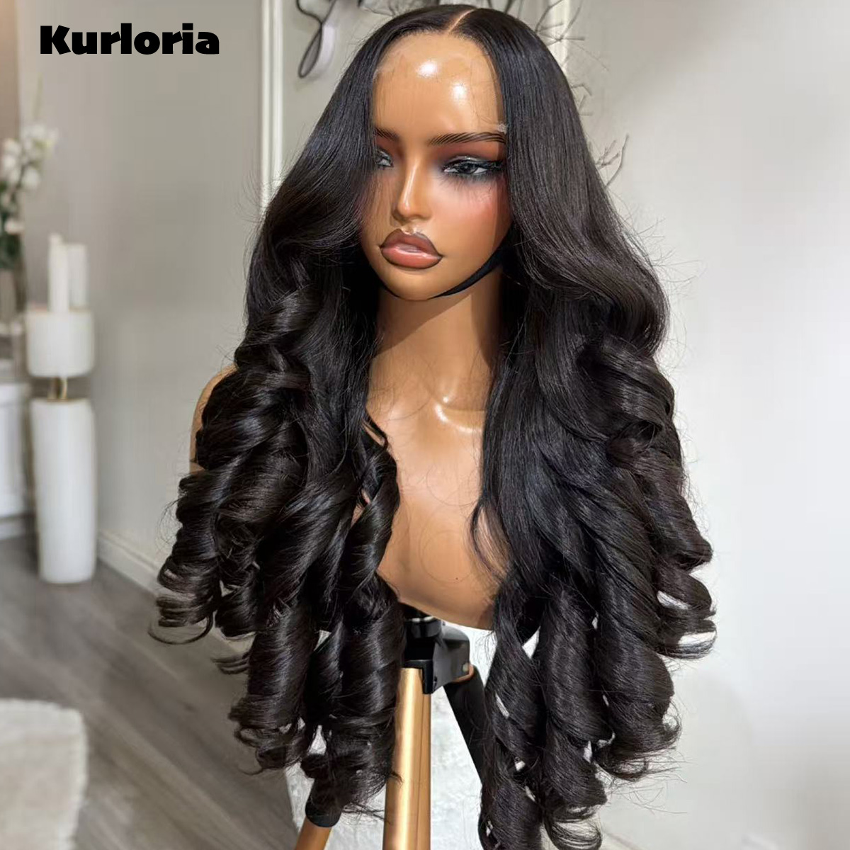 100% echt haar, natuurlijk zwa - Glueless Wear And Go Human Hair Wig recensie en prijs