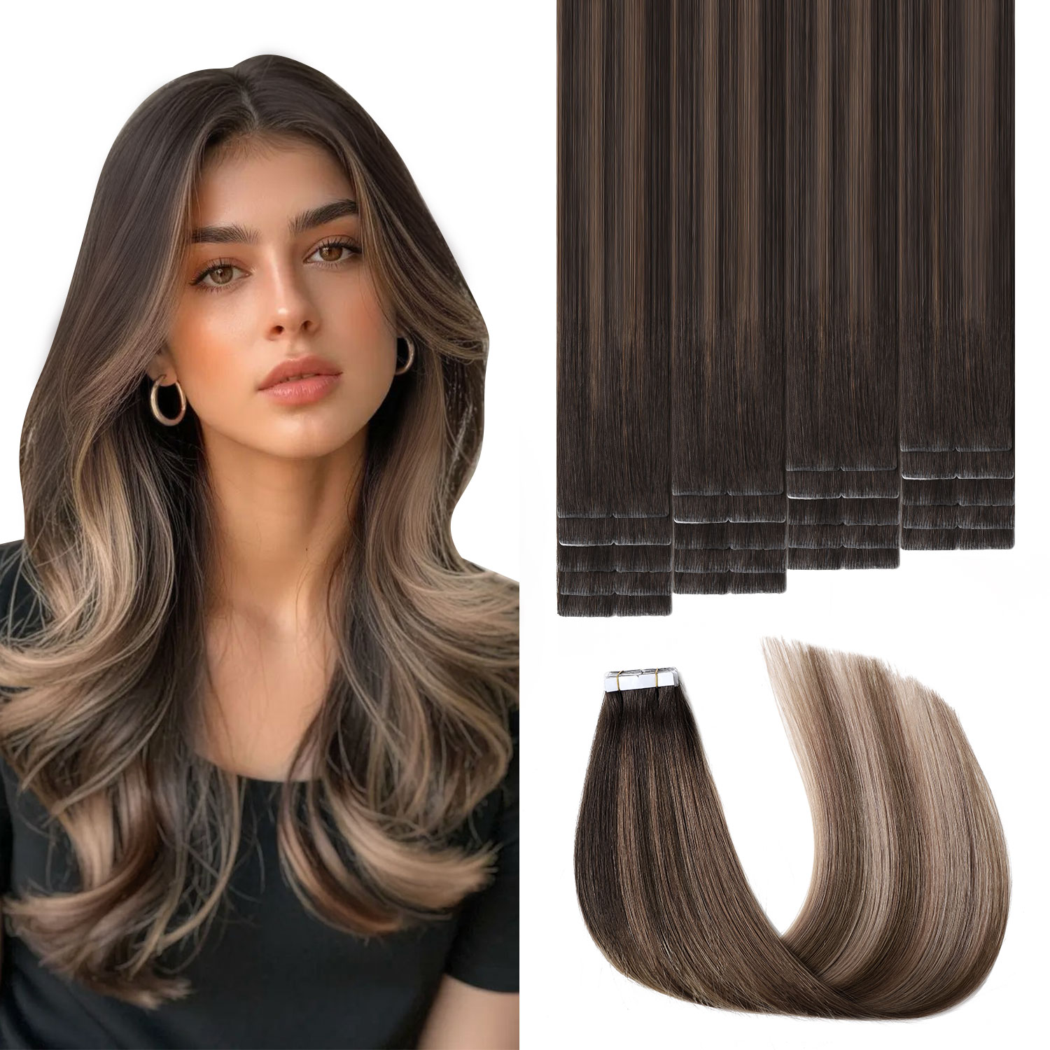 Sweetmet Onzichtbare Tape Haar - Invisible Tape In Extensions Real Hair recensie en prijs