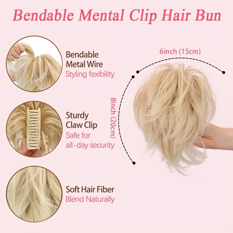 Synthetische klauwclip paarden - Claw Clip Messy Bun Hair Piece recensie en prijs