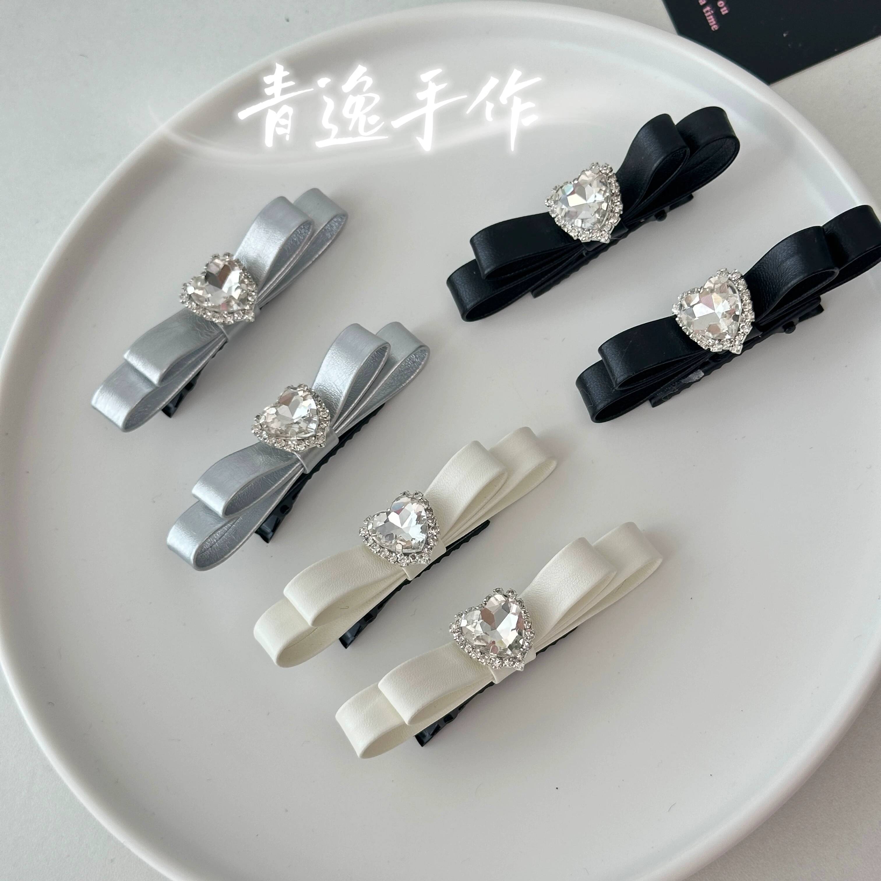 Landmine-stijl Kant-stijl Hart - Hair Clips recensie en prijs