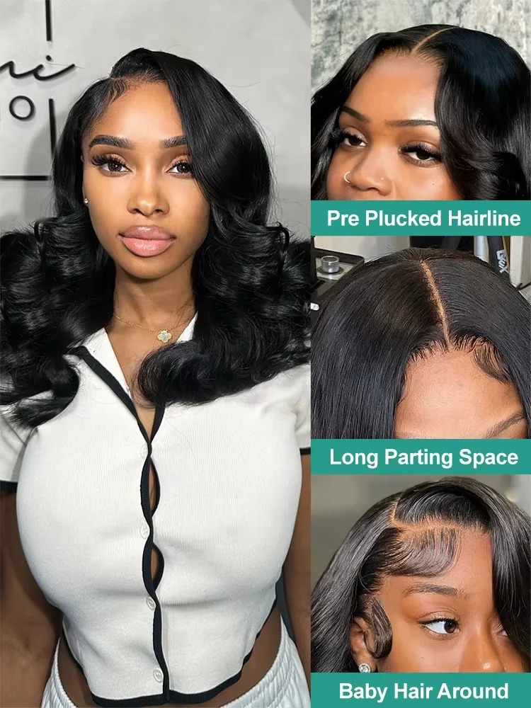 Body Wave Bobpruik van Echt Ha - Glueless Wear And Go Human Hair Wig recensie en prijs