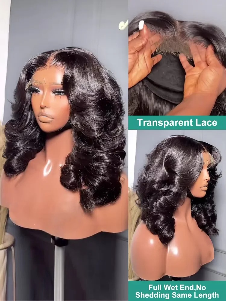 Body Wave Bobpruik van Echt Ha - Glueless Wear And Go Human Hair Wig recensie en prijs