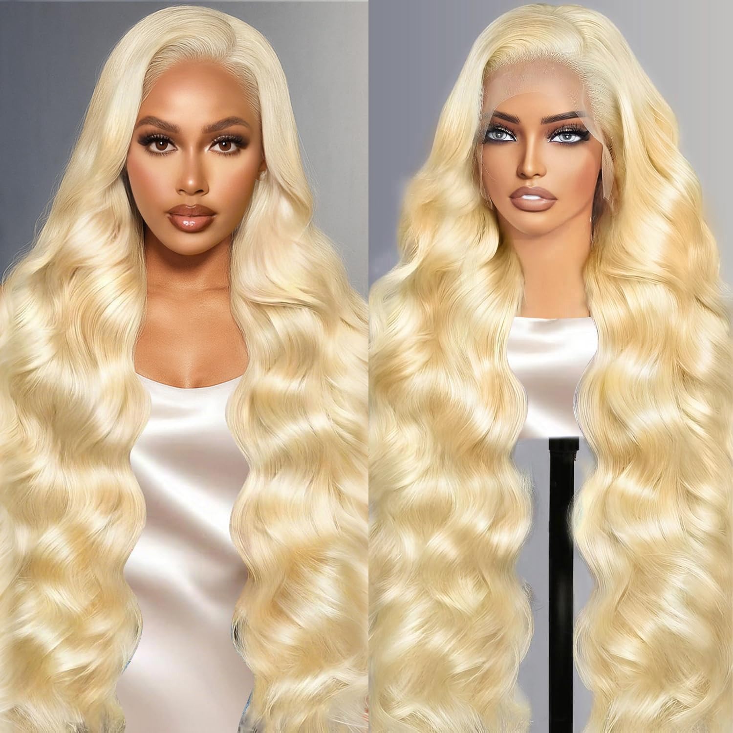 13x4 Kantwerkpruik van Echt Ha - 613 Blonde Body Wave Lace Front Wig recensie en prijs