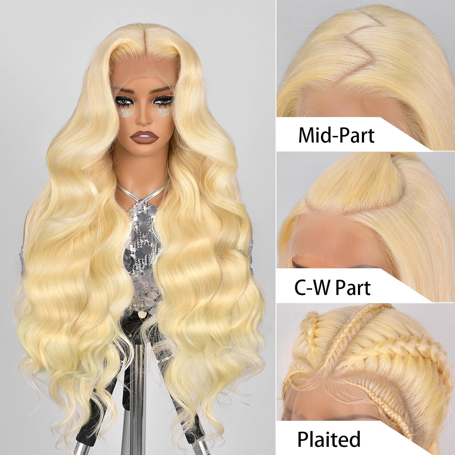 13x4 Kantwerkpruik van Echt Ha - 613 Blonde Body Wave Lace Front Wig recensie en prijs