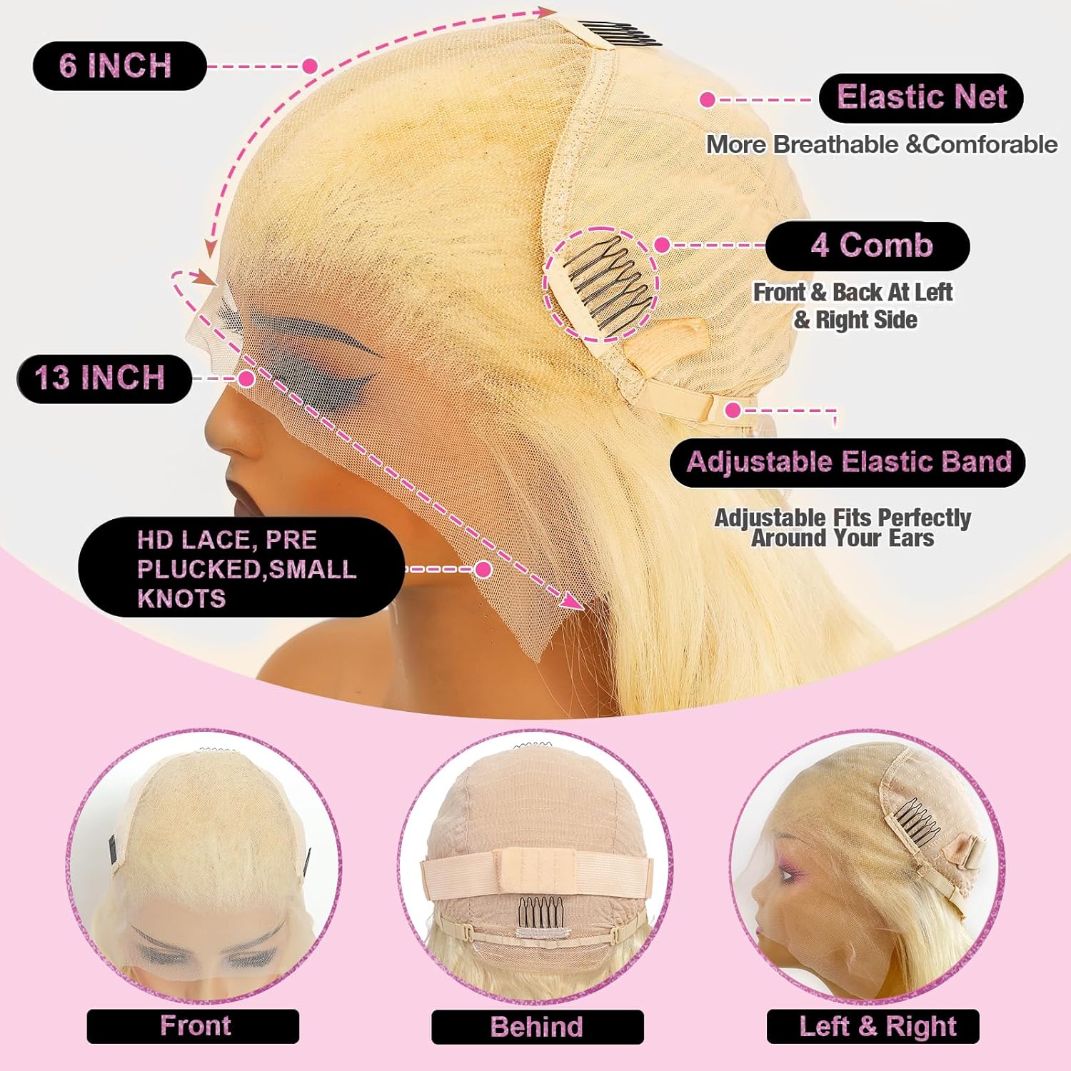 613 Blonde Lace Front Pruik va - 613 Blonde Body Wave Lace Front Wig recensie en prijs