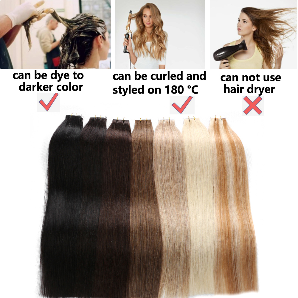 BHF Tape In Hair Extensions Me - Invisible Tape In Extensions Real Hair recensie en prijs